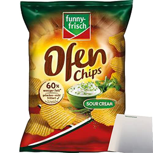 Funny Frisch Ofen Chips Sour Cream (125g) + usy Block