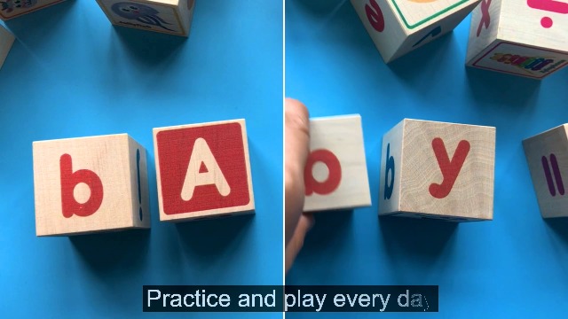 Blocchi In Legno Quokka ABC: Puzzle Alfabeto Con Animali Per Bambini 1-3 Anni