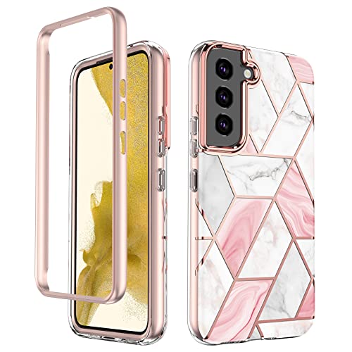 Coque S24 Plus antichoc marbre fine pour protéger votre téléphone au bureau et en voyage