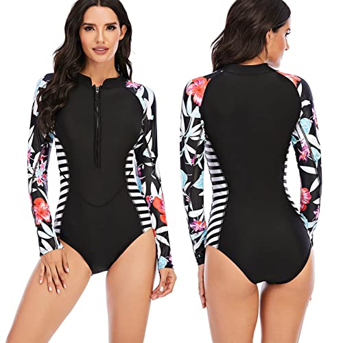 Combinaison de plongée pour femmes anti UV zippée devant