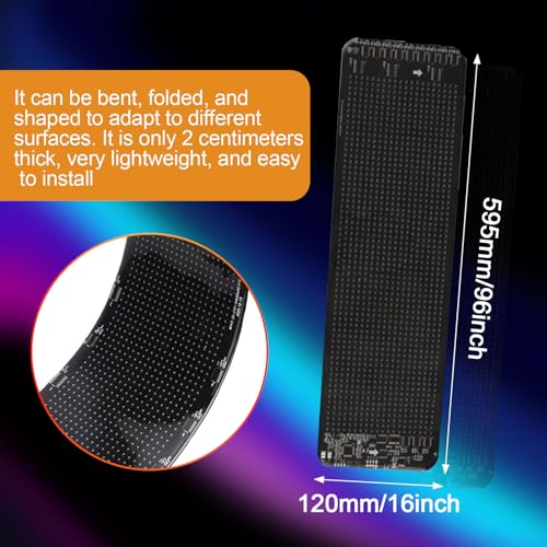 Ojos LED para camiones Devil Eyes Light de 12x59.5 cm personalizables con mando 3