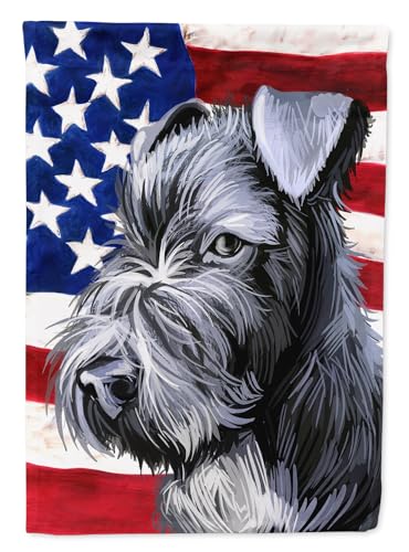 Kerry Blue Terrier drapeau de maison en toile multicolore grand format