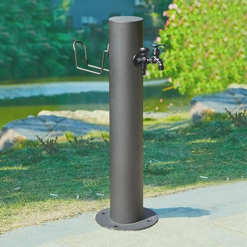 Columna de agua jardín grifo independiente suelo fuente decorativa exterior