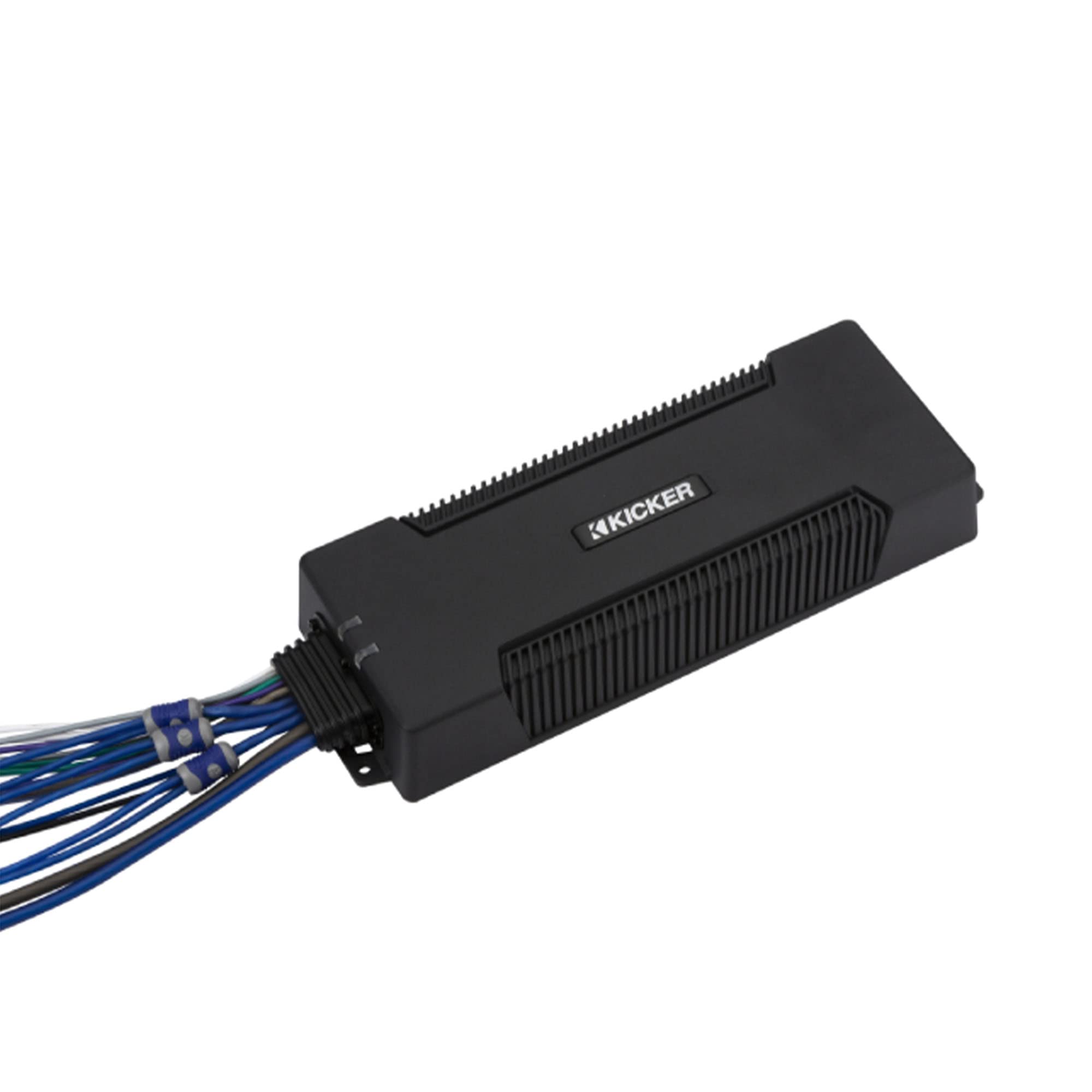 Kicker 48PXA10005 Weatherproof Powersport Amplifier - 4x100-Watt 4-Channel Full-Range with 600-Watt Subwoofer Channel