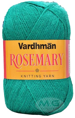 Image of M.G ENTERPRISE Rosemary Teal 200 GMS Wool Ball Hand Knitting Wool /Art Craft Soft Fingering Crochet Hook Yarn, Needle Knitting Yarn Thread Dyed-CQ Art-GJE