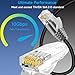 Lysymixs Cat6a Slim Ethernet Patch Cable 1 ft (24 Pack), Cat6a Patch Cable for Data Centers, Cat 6 Patch Cable 10G, Network Patch Cables for Home and Enterprise Network -Black