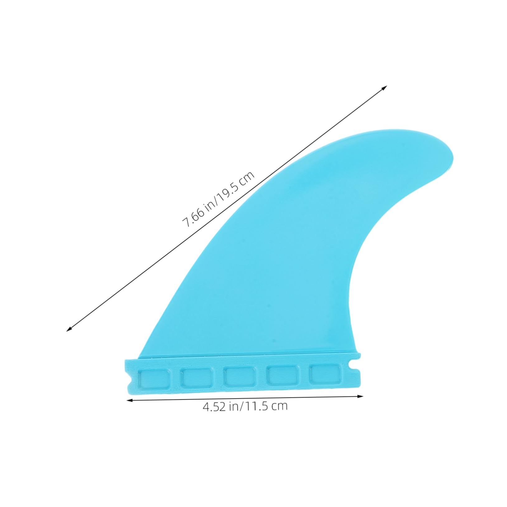 Happyyami 1Pair Paddleboard Fin Durable Water Stabilizer for Surfboards Lightweight and Wear Resistant Design Replacement Fin for Paddleboards Enhances Stability and Performance
