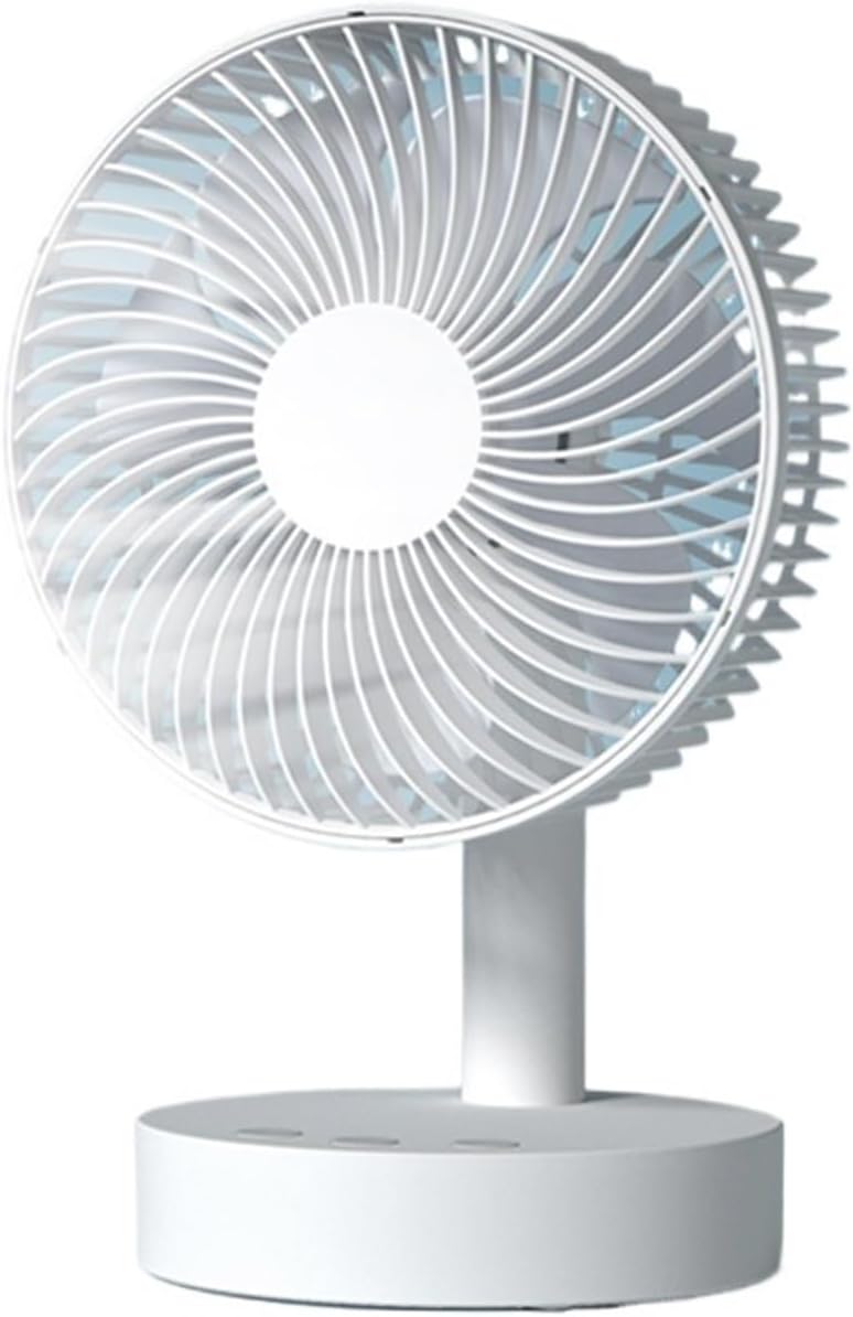 3600mAh USB Desk Fan 4 Speed Adjustable Desktop Table Fan with Strong Wind Quiet Operat USB Oscillating Fan