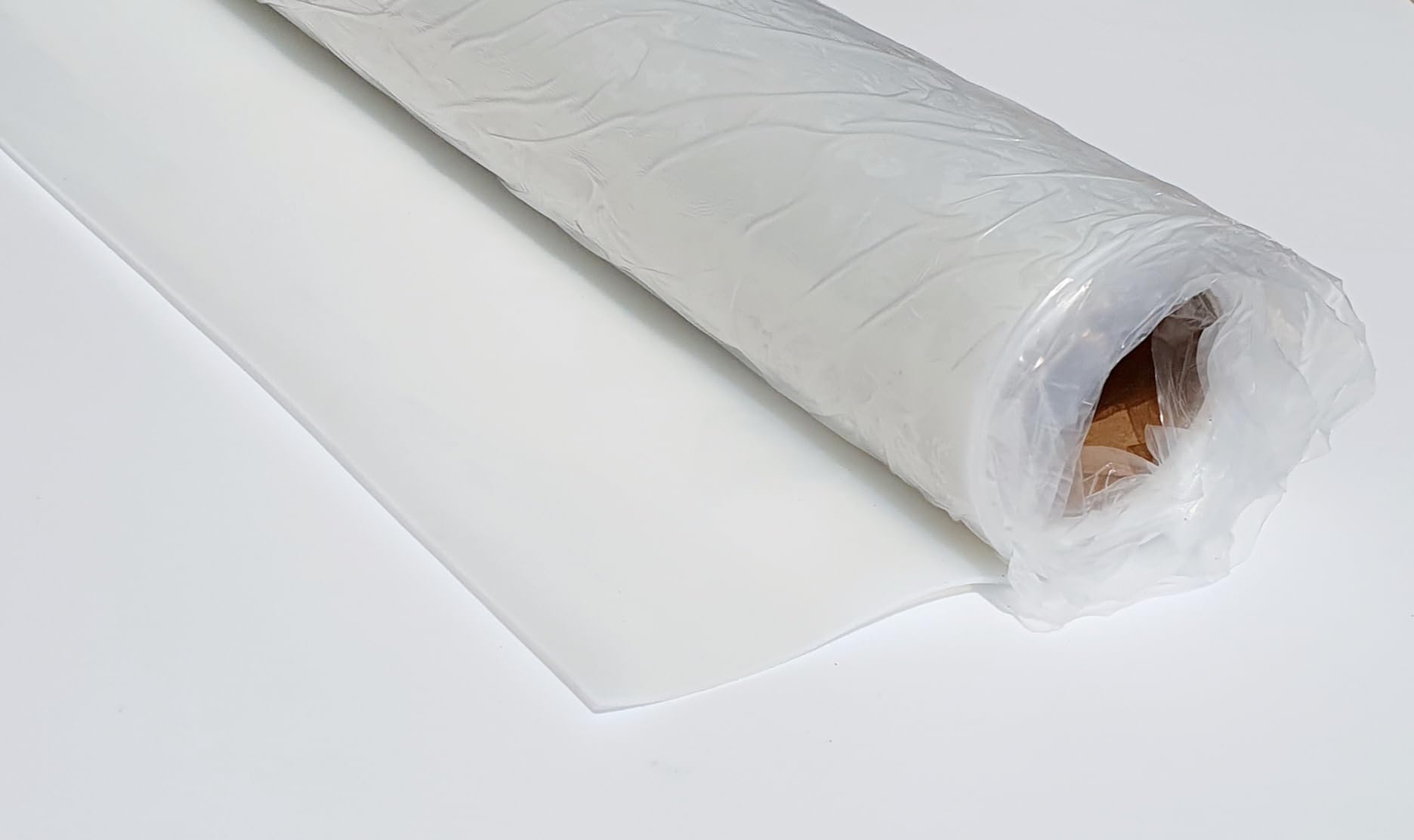 Silikon Platte transparent 3 mm - 300 x 1200 mm Silikon Gummiplatte 65 Shore Gummimatte