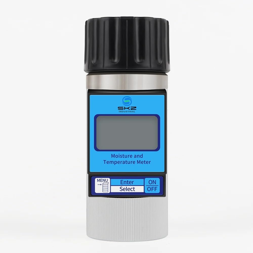 Llawqsm One Color Moisture Meter, Portable Grain Moisture Meter Coffee Bean Humidity Tester For 37 Kinds Corn Rice Wheat Detector Smart Hygrometer