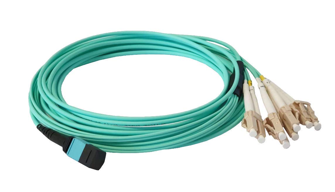 Fibre MPO-4LC 5m multimode pour connecter vos serveurs sans encombre - 3