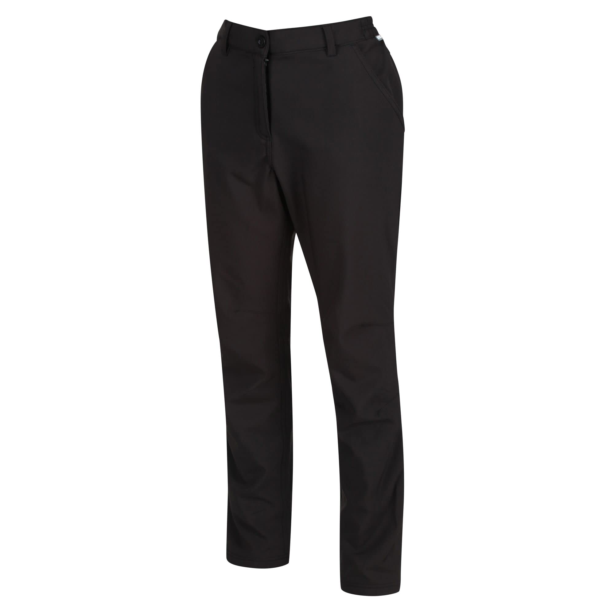 Regatta Fenton Softshell Walking Trousers Size: 18 S Women's Black