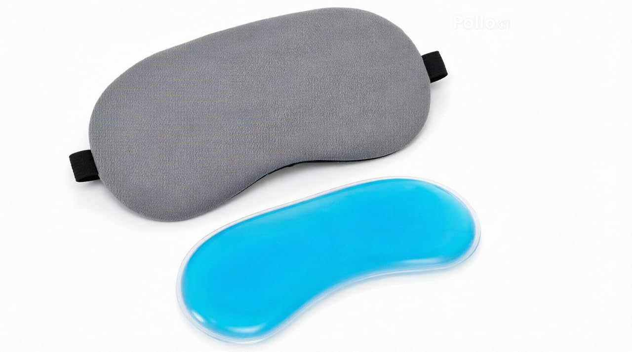 Luxurious Gel Eye Mask for Soothing Relaxation and Stress Relief- Reusable-image-4