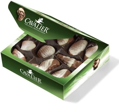 Cavalier Stevia Belgian Chocolate Seashells, 130 g