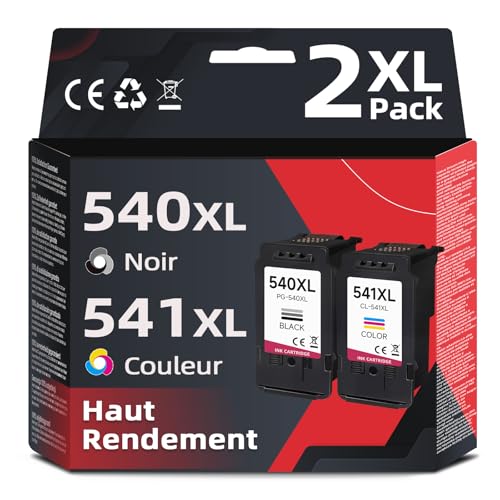 Cartouche Canon 540 541 XL Skyink haute capacité pour imprimante TS5150 MG3650s
