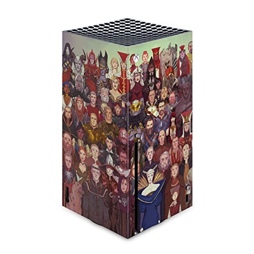 Sticker Dragon Age Xbox Series X pour masquer les rayures de console avec un vinyle