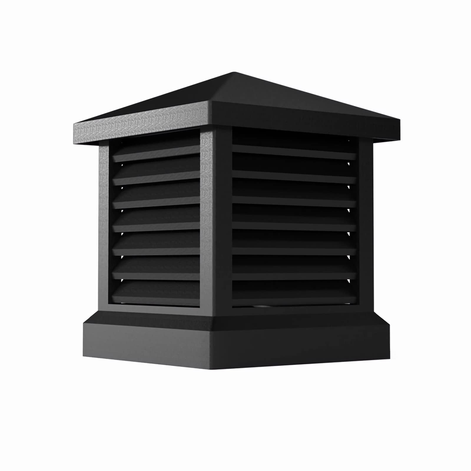 LMMIAOZ Chimney Cap for Masonry Chimney, Windproof and Rainproof Roof Vent, Outdoor Square Design