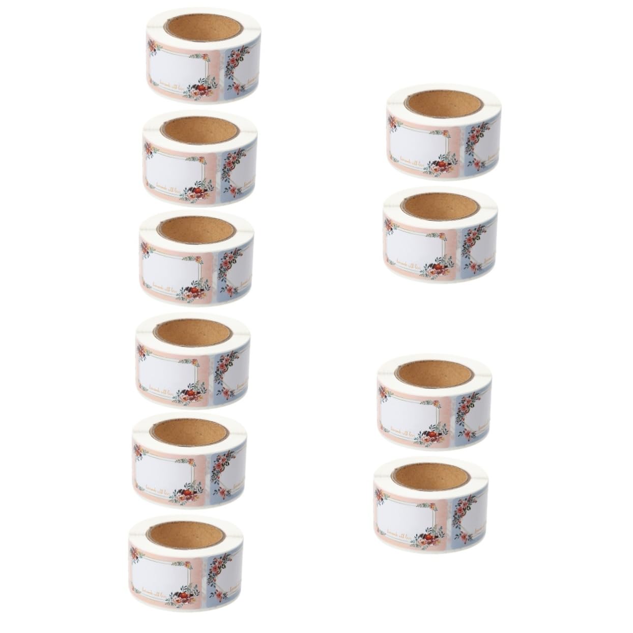 Uonlytech 5 Ensembles Autocollant De Nom Étiquettes Collantes Étiquettes De Classement Classification Stickers Petit Étiquettes De Classification Collantes Inscriptible Papier 2 Rouleaux*5