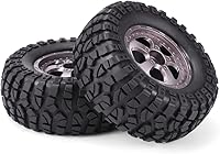 Vista 2 de HAIBOXING 112TH Scale RC Car Spare Parts Desert Truck Off-Road Ruedas completas 2pcs Aplicar a 2995 y 12815 (T2156)