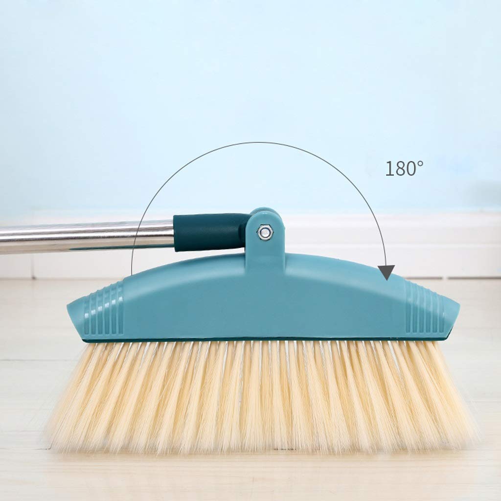 Set di scopa e paletta per casa, cucina, ufficio, garage, barbiere, autopulente, per interni ed esterni, design verticale per una pulizia senza sforzo