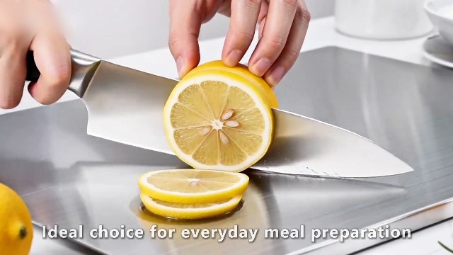 Tablas de cortar de acero inoxidable con borde para cocina miniatura 7