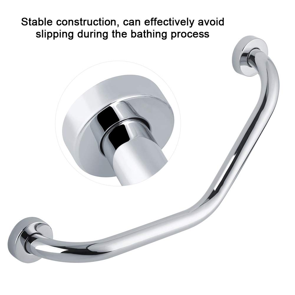 Cocoarm - Asidero Bañera, Asa de Acero Inoxidable para Bañera (445 mm)