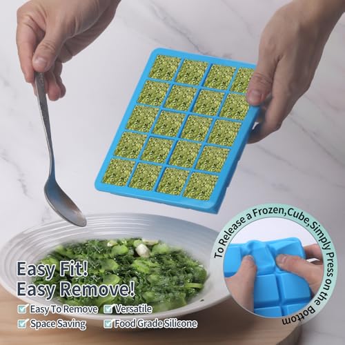 Moldes congelador silicona, 2 unidades, color azul miniatura 7