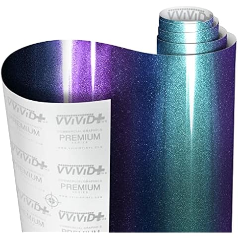 VViViD+ Gloss Metallic Chameleon Blue to Purple Color-Shift Vinyl Cover
