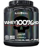 Whey 100% Hd Morango 1,8Kg, Black Skull