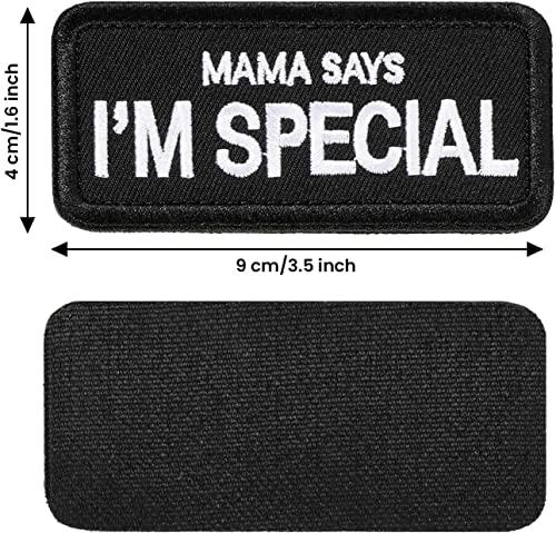 Patches Klett Militär Fun Patch Für Taktische Kleidung Rucksack Baseballkappe Weste Hundegeschirr (Mama Says I'm Special)