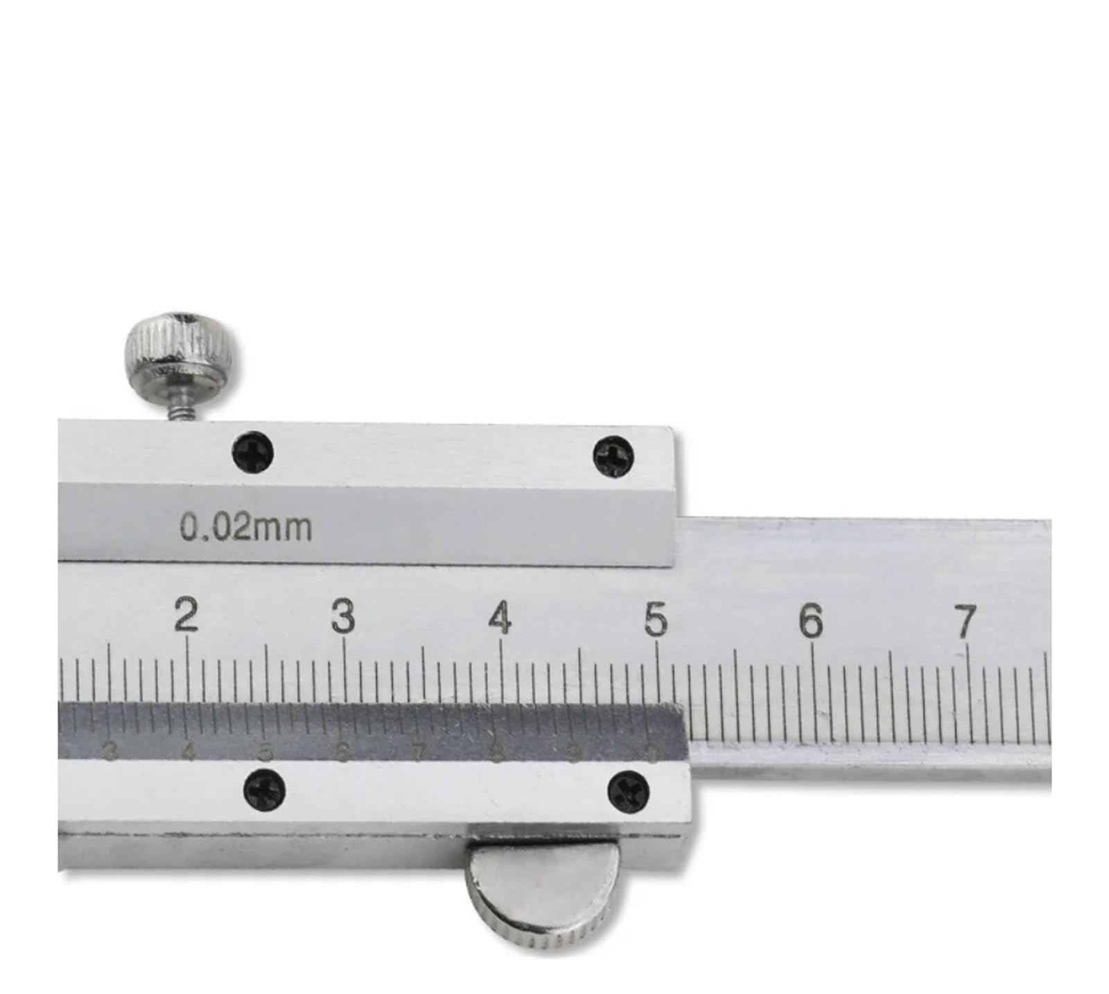 Calibre Vernier de Acero Inoxidable 0-150 mm Tornillo de Bloqueo Calibre Vernier de Acero Inoxidable por