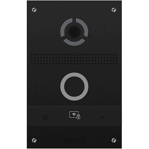 BAS-IP AV-08FB-BLACK Individual Panel Facial Recognition 2MP Aluminum Outdoor CCTV Camera PoE IP65 Flush Mount Access Control System