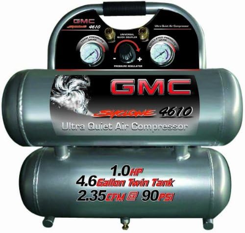 Gmc Syclone 4610 Ultra Quiet & Oil-Free Air Compressor : Amazon.co.uk ...