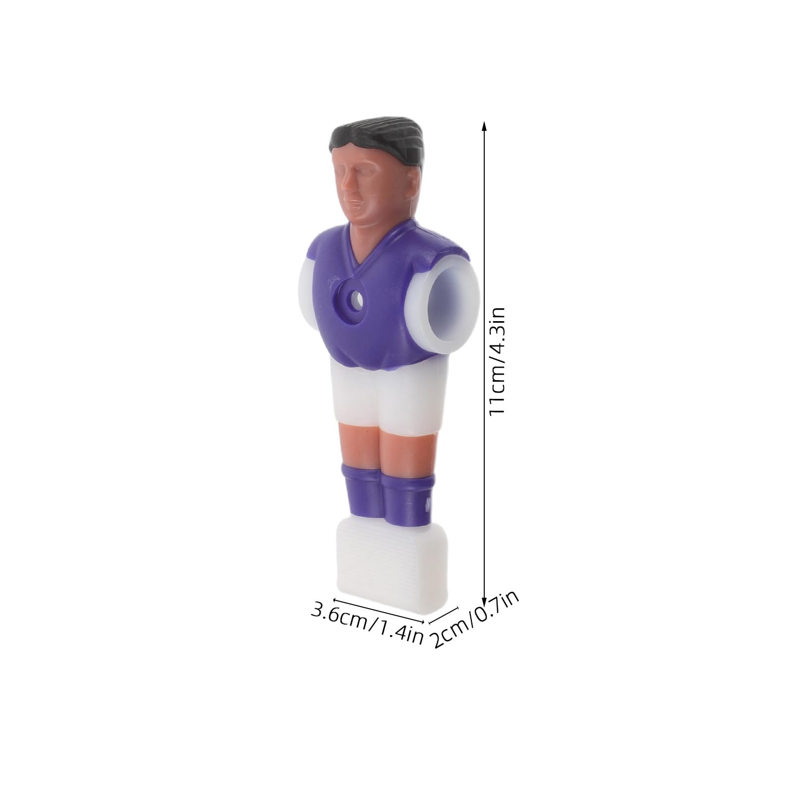 UPKOCH 1 zestaw piłkarzyków: Miniaturowe figurki z żywicy z mini piłką nożną - Akcesoria do gier sportowych - Figurki akcji do piłkarzyków