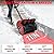 Cordless Snow Shovel Compatible with Milwaukee M18 18V Battery, 11" Brushless Motor Electric Snow Shovel for Driveway Max 20' Throw Distance, Electric Snow Thrower for Patio Deck Driveway(Tool Only)