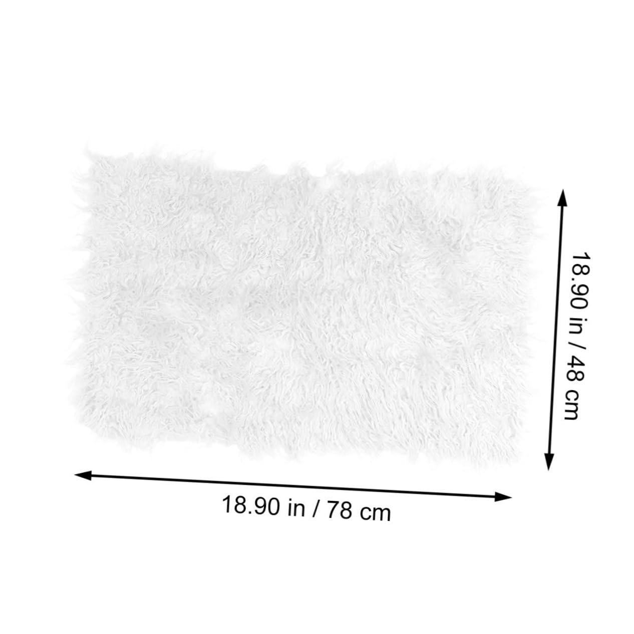 BESPORTBLE Photography Mat Fur Quilt for Newborn DIY Photoshoot Durable Easy to Clean Prop for Month Photo Props and Photography