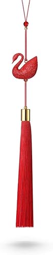 SWAROVSKI Adorno de símbolo asiático de cisne rojo de cristal 5528080