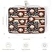 SEBNATAL Fashion Credit Card Holder Wallet for Daily Use, Compact American Flag Baseball Leather Case Purse with Metal Zipper