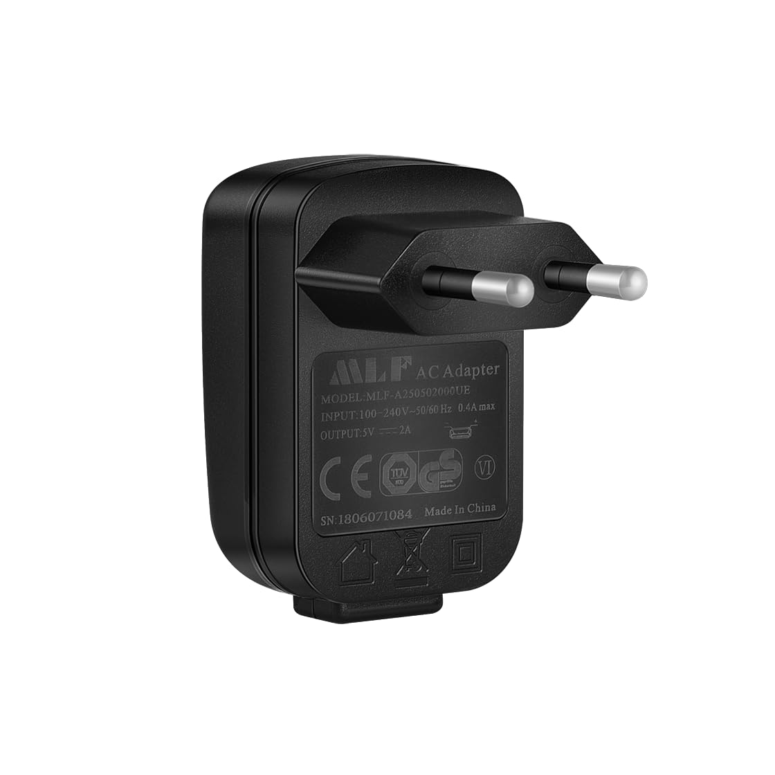 Ładowarka USB, 5 V, 2 A, 10 W, adapter sieciowy AC-DC, do kamer IP, tabletów, odtwarzaczy MP3, czytników e-booków, smartfonów, elektronarzędzi i wielu innych