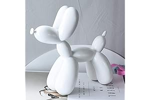 Miniature Resin Balloon Dog Sculpture for Home Decoration