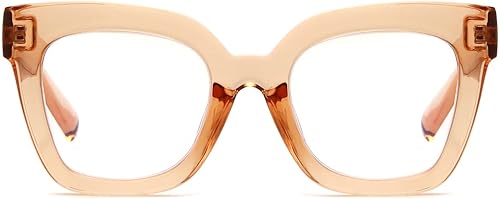 Miniatura 1 de HGIOOIGH Lentes de lectura de gran tamaño para mujer, cuadrados, ligeros, TR90, a la moda, con luz azul