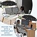 Nuanchu 2 Pcs Adjustable Office Desk Shade and Cubicle Shade Office Plastic Privacy Desk Accessories for Block Light Privacy Glare Reduction and Improve Comfort Essential Product