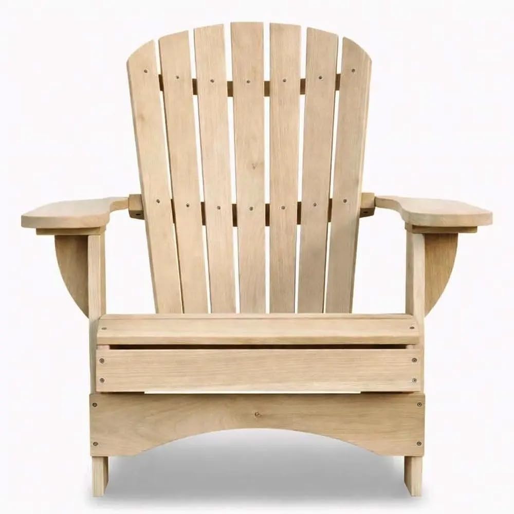 Original Dream-Chairs Seit 2007 Chaise Adirondack Chaise de Jardin Comfort en chêne en kit Chaise d'extérieur résistante aux intempéries pour la détente en extérieur Charge maximale 170 kg