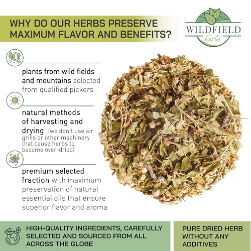 Image of 4 oz. Hawthorn Tea Hawthorne Leaf Flower Herbal Tea (Crataegus) - 113g Hawthorn Leaves & Flower Herb Espino Blanco Hojas