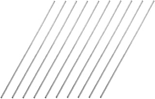 uxcell 1.5mm x 100mm 304 Stainless Steel Solid Round Rod for DIY Craft - 10pcs