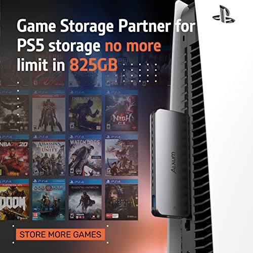 M.2 SSD NVMe Enclosure Compatible for PS5, Alxum M.2 PCIe NVMe