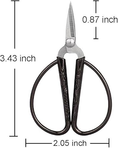 Miniatura 2 de Tijeras pequeñas de bordado de costura de 3.3 pulgadas, tijeras pequeñas de acero inoxidable, tijeras de detalle de punta afilada para costura,