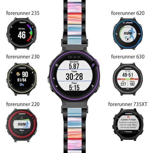 Correa para reloj compatible con Garmin Forerunner 735XT/220/230/235/620/630 miniatura 6