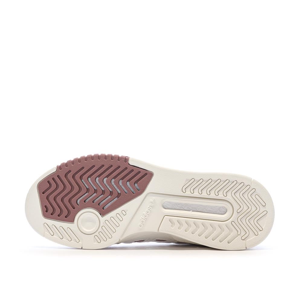 adidas - Zapatillas de deporte blancas/malvas para mujer Drop Step Low W