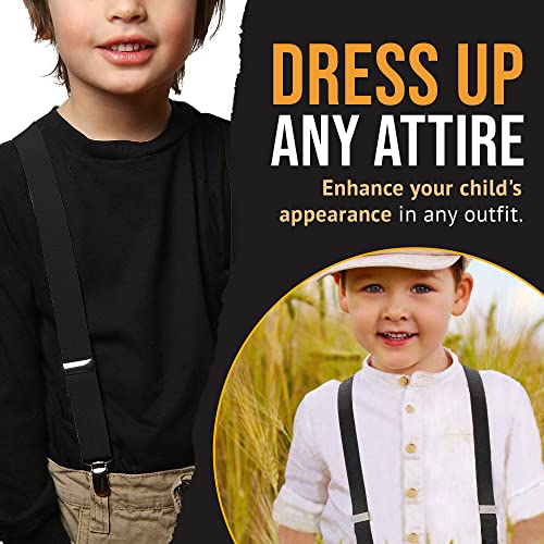 Kids and Baby Elastic Adjustable Solid Color Suspenders (Available in 3 sizes and 27 colors)3